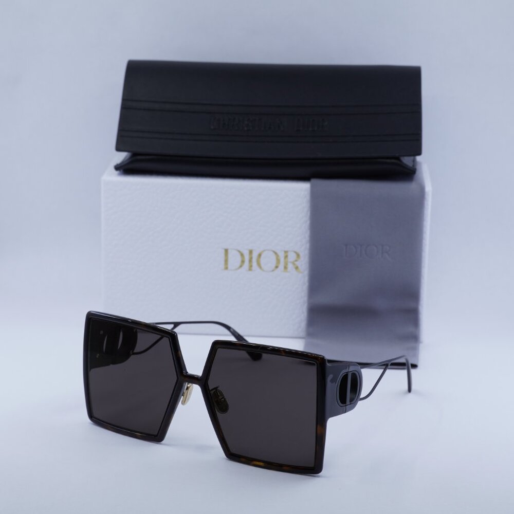 🕶️ New Dior 30MONTAIGNE SU 20A5 Sunglasses - Dark Havana Frame - Picture 11 of 11